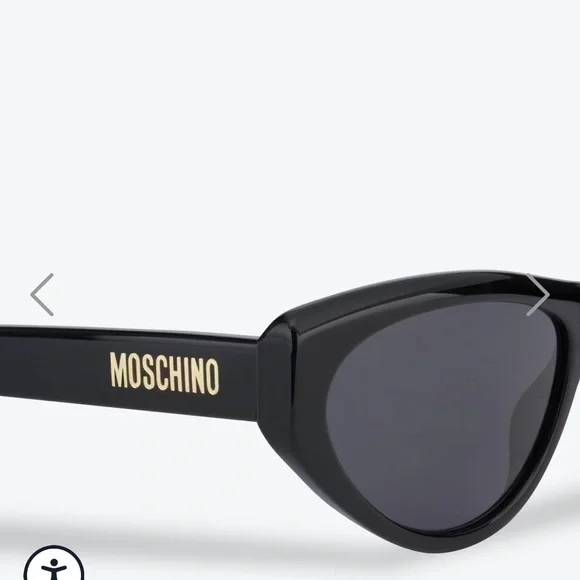 Moschino black cat eye sunglasses - Picture 2 of 8